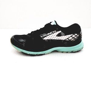 Brooks Launch 3 Women's Black Green  Low Top Sneakers Lace Up